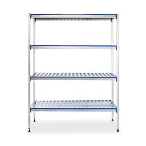 HENDI 1280x405x(H)1685mm Aluminum Utility <b>Rack</b> <b>for</b> Storage - Product Image 1