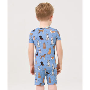 ชุดนอนเด็กผู้ชายผ้าถักจากใยไผ่ ใส่สบาย เหมาะสำหรับชุดนอน - Product Image 3