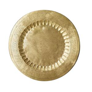 Plato Decorativo Hecho a Mano con Recubrimiento en Polvo Amarillo, Apto para Alimentos, Plato de Presentación Curvado a Mano, Platos para Servir en la Cocina - Product Image 5