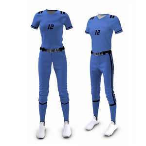Uniformes de softball confortables pour hommes et femmes Bonne vente Vêtements de sport de la plus haute qualité Ensembles respirants - Product Image 3