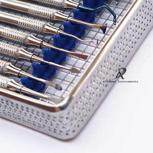 Altomme Kit de micro chirurgie buccale manuelle de haute qualité Set d'instruments de chirurgie dentaire pour cliniques hôpitaux professionnels dentaires - Product Image 3