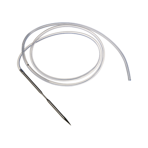 Système de drainage fermé sans hub, canne de drainage canack RFD, en silicone médical jetable, transparent, certifié CE, cannelé - Product Image 2