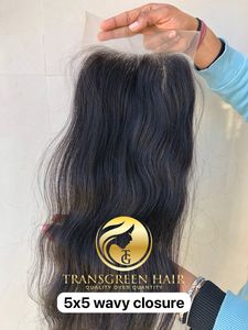 Lista de precios al por mayor para extensiones de cabello humano virgen crudo de visón Camboyano de 22 pulgadas 100% ondulado Natural sin procesar cierre 5x5 indio - Product Image 6