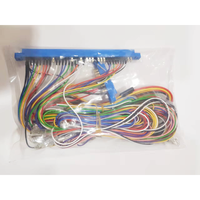Kit de console de jeu TV sans fil HN Blue 36 broches + 10 broches avec harnais, prend en charge l'écran vertical double et toutes les fonctions des boutons (filaires)
