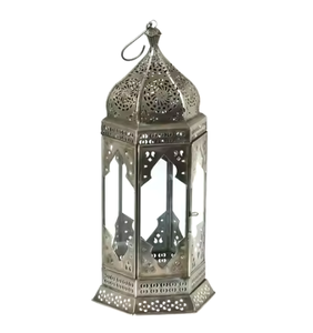 Linterna de Metal Retro hecha a mano para decoración del hogar interior/exterior, diseño atractivo a prueba de viento para Festival de Navidad, boda - Product Image 3