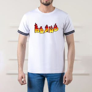 Camisetas de COLOR BLANCO para hombre, Camiseta 100% de algodón, camiseta informal de diseño personalizado impresa, camiseta de Hip Hop al por mayor - Product Image 6
