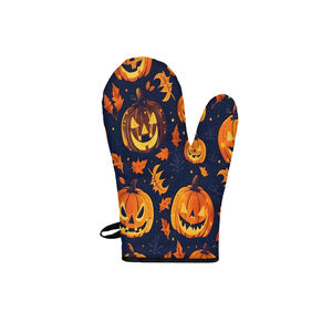 Maniques de four BBQ durables en coton pur à 100 %, impression de logo personnalisée, meilleur prix en provenance d'Inde - Product Image 3