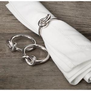 Anneau de serviette élégant en acier inoxydable finition miroir pour accessoire de table, parfait pour une décoration intérieure moderne - Product Image 5