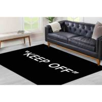 Tapis noir traditionnel en laine écologique à poils moyens, imprimé patchwork, avec envers en latex, pour la décoration intérieure, tapis doux non tissé
