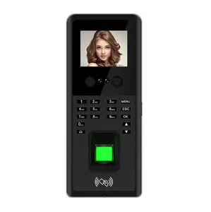 Wifi Wed RS485 WG Employee Punch Card Door Access Control Multi-language 3D Face Fingerprint Access Control