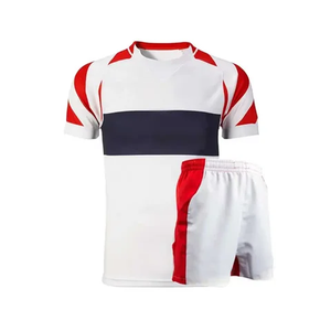Conjunto de uniforme de equipo de rugby estilo transpirable de secado rápido hecho en Pakistán ropa de fútbol - Product Image 4