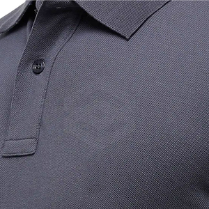 T-shirts polo style personnalisé uni à manches courtes pour hommes 100% coton polos grande taille à vendre - Product Image 5