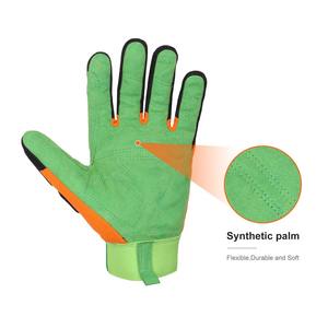 2025 últimos guantes de cuero de dedo completo de alto rendimiento baratos guantes de seguridad mecánicos de tamaño XL para protección de manos de trabajo - Product Image 6