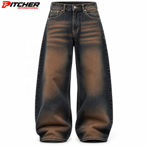 Wholesale <b>Mens</b> Cargo <b>Jeans</b> Cotton Denim Utility Style Streetwear Custom Label Low MOQ - Product Image 5