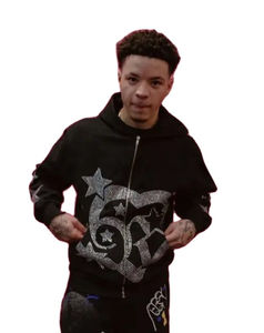 2025 OEM Venta caliente diseño único de gran tamaño hombres sudaderas con capucha en venta al por mayor de alta calidad ropa de calle hombres sudaderas con capucha - Product Image 4