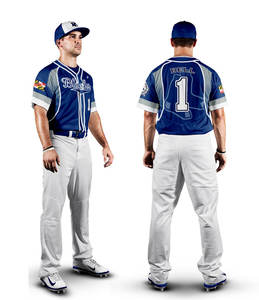 Kits de uniformes de béisbol de diseño personalizado OEM, tela duradera cómoda con logotipos sublimados impresos para equipos y clubes - Product Image 6