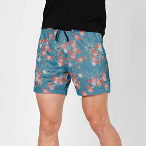 Pantalones Cortos Deportivos de Malla para Hombre, 100% Poliéster, Cintura Elástica, Transpirables, de Secado Rápido, Estilo Urbano Personalizado - Product Image 4