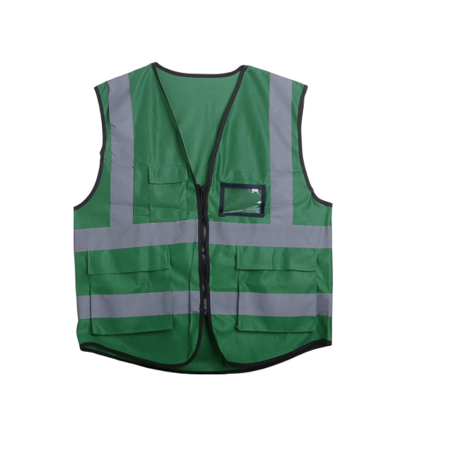 Premium Durable Fabric Reflective Safety Vest High Visibility Waterproof Clothing Customizable Logo for Martial Arts Training