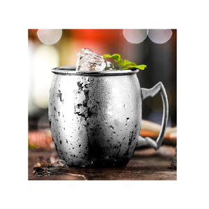 ชุดแก้วเบียร์สแตนเลส550มล. สำหรับตั้งแคมป์แก้วมอสโกมิวล์ทำจากอินเดียงานหัตถกรรม - Product Image 1