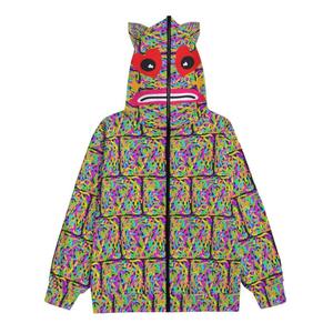 High Quality Oem Custom <b>Zip</b> <b>up</b> <b>Hoodie</b> Puff Print Customized Good Quality High Quality Men Clothing Men Hoodies - Product Image 4