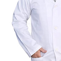 Blouse de laboratoire professionnelle pour médecin, 100% coton, écologique, séchage rapide, respirante, unisexe, uniforme de haute qualité