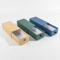 Boîte à lunettes de soleil rigide avec logo personnalisé de luxe, boîte cadeau coulissante en papier kraft pour lunettes et lunettes de vue
