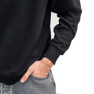 Sweat-shirt surdimensionné uni de haute qualité pour hommes, nouveau design de sweat-shirt respirant pour hommes, personnalisé et décontracté, vente en gros - Product Image 4