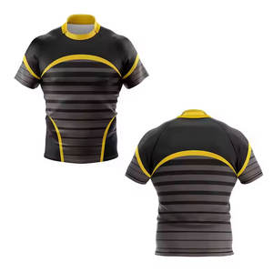 Vente en gros de maillot de rugby de haute qualité, vêtements de football légers et respirants, meilleure chemise de rugby de sport imprimée par sublimation de grande taille - Product Image 6
