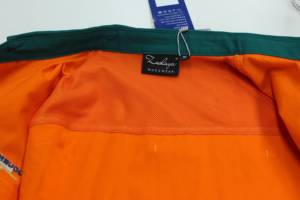 Polo de Retazos de Alta Visibilidad para Hombre, Camisa Naranja y Verde con Rayas Reflectantes, Uniforme de Seguridad con Logotipo Personalizado - Product Image 6