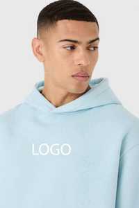 Ensemble survêtement orange surdimensionné avec logo personnalisé, fermeture éclair, broderie usée, effet délavé, poches avant, fermeture éclair, sweat-shirt et pantalon de survêtement - Product Image 5