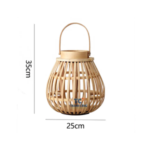 Abat-jour en rotin de style bohème abat-jour de table en rotin couvercle de lampe abat-jour de lampes de table de luxe - Product Image 5