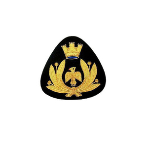 OEM Custom 3D Hand Embroidered Bullion Wire <b>Badges</b> & Patches Rectangle Fabric Sew-On Embroidery for Fashion Clothing Brand - Product Image 5