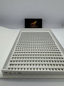 Meilleures ventes 2025, plateaux de cils personnalisés XL XXL, volume méga, éventail de cils individuels, longueur mixte, vente en gros, cils mats foncés - Product Image 4