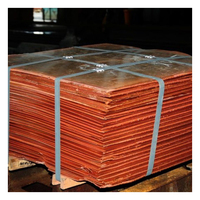Plaque de cuivre peu coûteuse Une tonne minimum de commande Plaque de cuivre à cathode de haute pureté