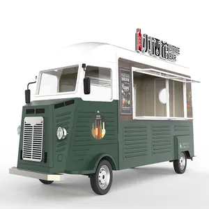 Buy Mobile Fully Equipped Pizza Ice Cream Coffee Shop Food Truck With Full Kitchen Hot Dog Food Vending Cart Trailer For Sale