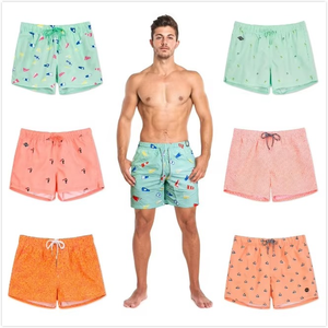 100% Polyester 2023 OEM personnalisé hommes maillots de bain troncs Polyester séchage rapide hommes Shorts de bain Board Shorts - Product Image 3