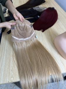 Hot Sale Human Hair <b>Wigs</b> 360 Full <b>Lace</b> Light Brown <b>Wig</b> Women Wholesale Virgrin Hair <b>Lace</b> Front <b>Wig</b> for Black Transparent DHL VIP - Product Image 5