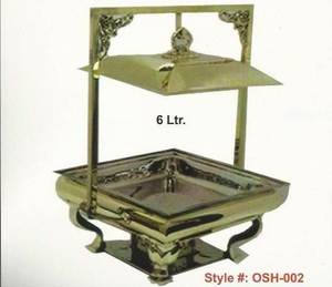 Nouveau design élégant décoration chauffe-plats décoration servant pour la fête de mariage et les événements plat de service à prix abordable - Product Image 4