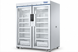 Réfrigérateur de pharmacie HYC-1030GT à double porte vitrée, réfrigérateur médical de classe II pour hôpital - Product Image 4