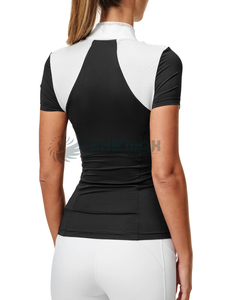 Couches de base d'équitation pour femmes équestres légères, thermiques, vêtements équestres, polaire intérieure brossée, flexibilité extensible dans les quatre sens - Product Image 3