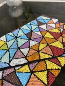 Bolso de Mano con Botones, Diseño Ecológico, Ligero, con Flores de Pedrería, de Algodón, Duradero, Portátil, Impermeable, de Gran Capacidad - Product Image 2