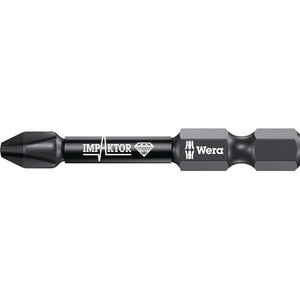 WERA 851/4 IMP DC PH3 1/4'' E6,3 Embout d'impact 50 mm de longueur, boîte avec 5 embouts de tournevis, catégorie de produit - Product Image 1