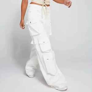 Pantalones holgados personalizados para mujer, pantalones vaqueros de moda, ajuste holgado, ropa informal de moda para mujer, pantalones vaqueros holgados con estilo para mujer - Product Image 2