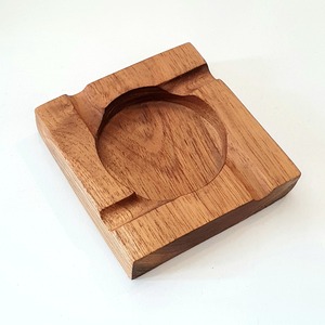 Cendrier carré en bois accessoires de fumée cendrier à cigarettes en bois naturel logo personnalisé accepté - Product Image 1