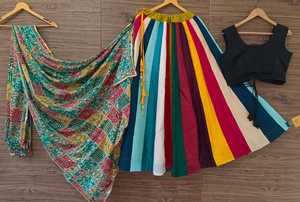 Ropa de mujer Navratri Colección especial Lehenga Especial Digital Impreso Ropa de fiesta atractiva y Sider Wear Lehenga Choli - Product Image 2