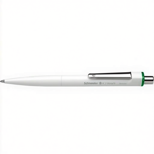 Bolígrafo Schneider K 3 Biosafe 0.6mm Verde con Cuerpo Blanco a Prueba de Documentos - Product Image 2