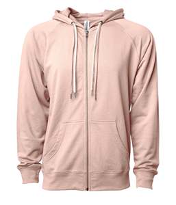 Independent Trading Co SS1000Z Sweat à capuche unisexe léger Loopback Terry Full-Zip-Harvest Gold - Product Image 5