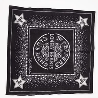 Pañuelo Cuadrado con Diseño Personalizado, Logotipo Impreso, Marca Privada, Pañuelo Promocional de Moda, OEM, ODM, Textil