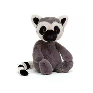 Adorable peluche lémurien debout unisexe, jouet en peluche doux, cadeau d'anniversaire pour enfants, souvenir de collection pour les amoureux des animaux, mignon - Product Image 1