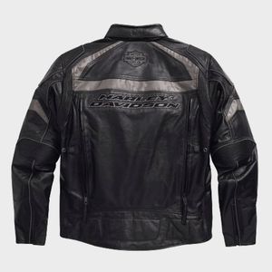 Chaqueta de Cuero Harley Davidson con Medallón Reflectante - Product Image 2